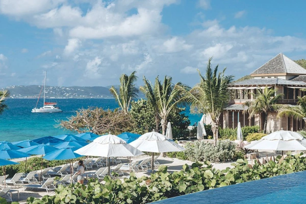 Lovango Resort & Beach Club in the U.S. Virgin Islands with private beaches and tropical views.