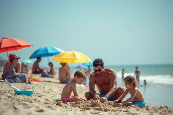 Family fun at Stewart Beach in Texas Coastal Cities