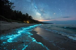 Bioluminescence Beaches in USA